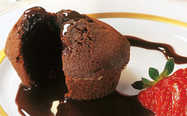 Bolinho cremoso de chocolate