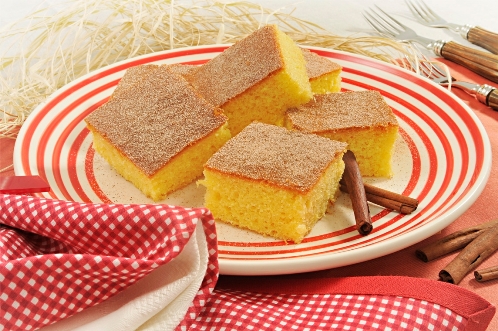 Receita de bolo mágico de milho