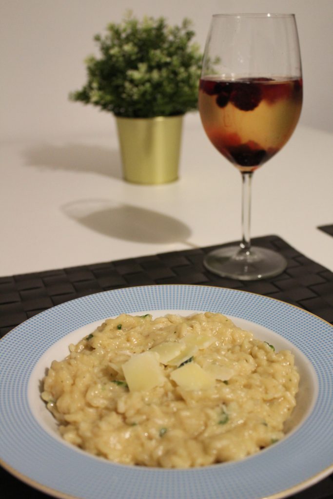 Risotto de quatro queijos