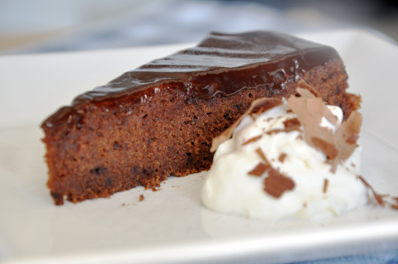 Bolo de chocolate aveludado