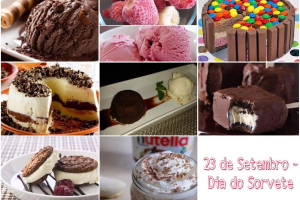 Receitas deliciosas de sorvete para você celebrar o dia do sorvete