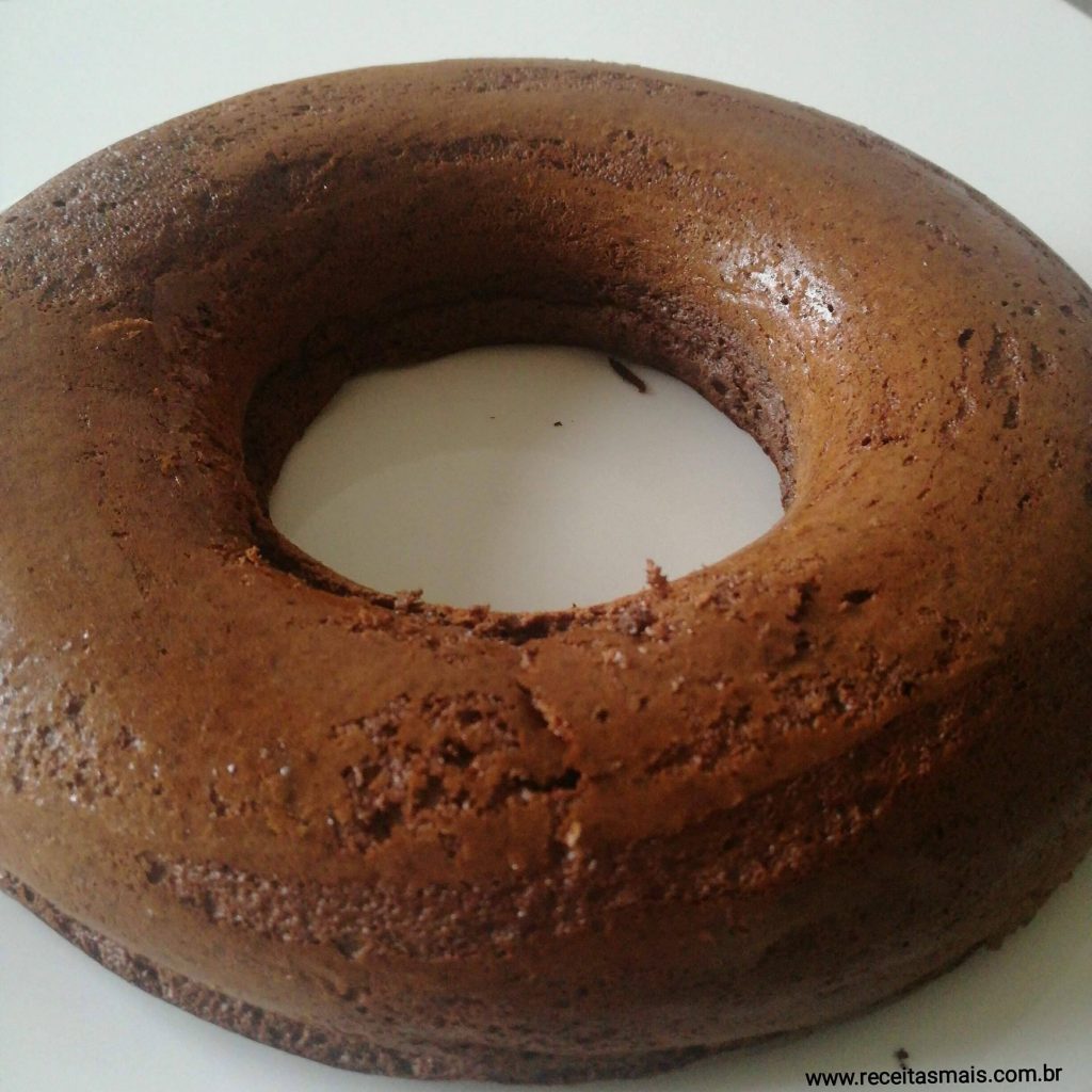 bolo fit de chocoalate com banana