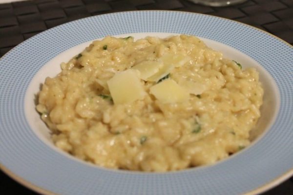 Risoto de quatro queijos