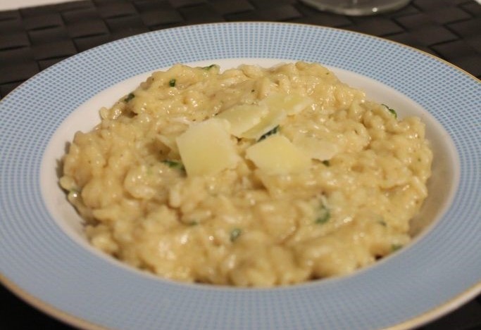 Risotto de quatro queijos