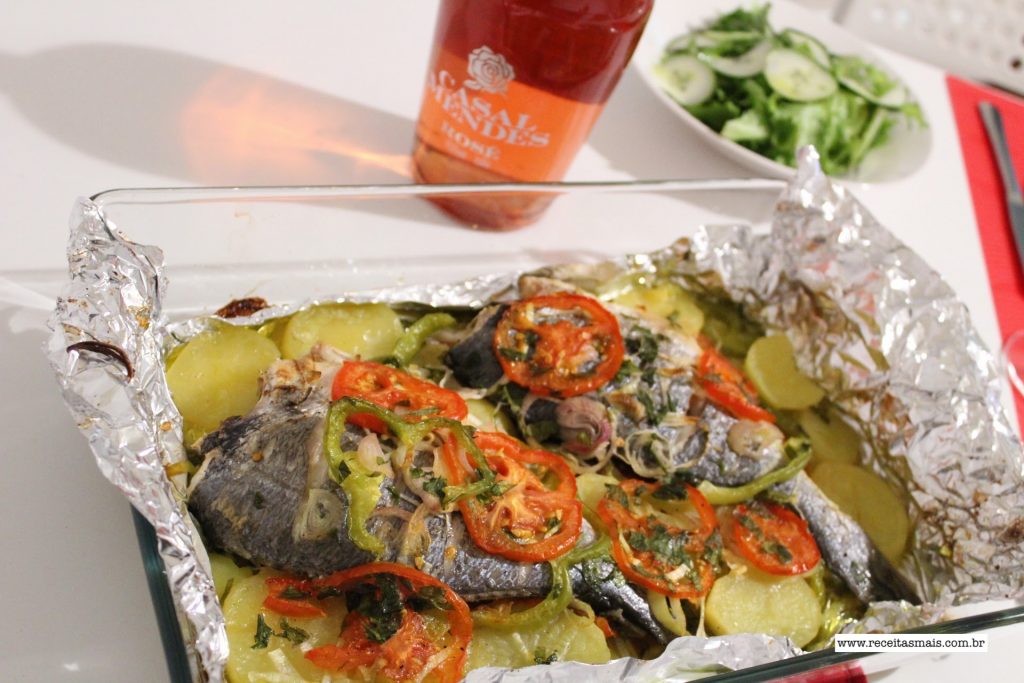 Peixe no forno