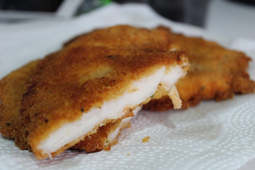 filé de frango à milanesa prático