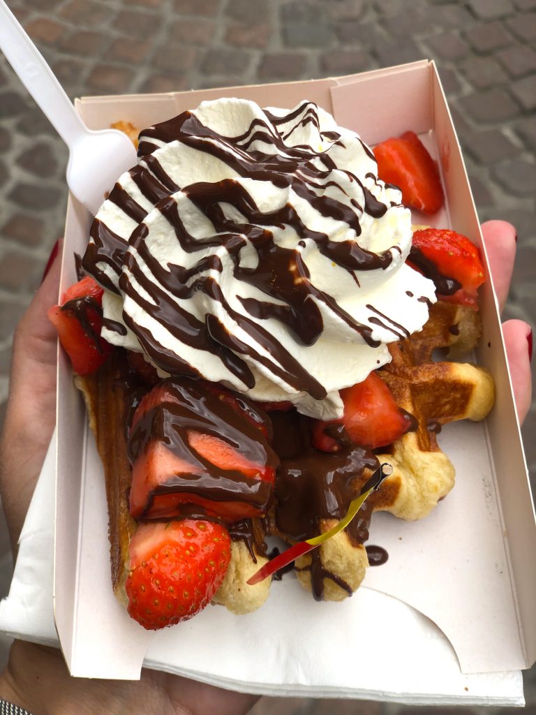 Onde comer Waffles em Bruxelas?