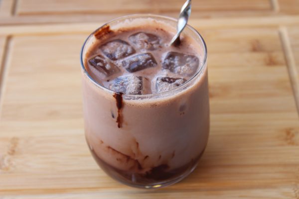Chocolate gelado cremoso