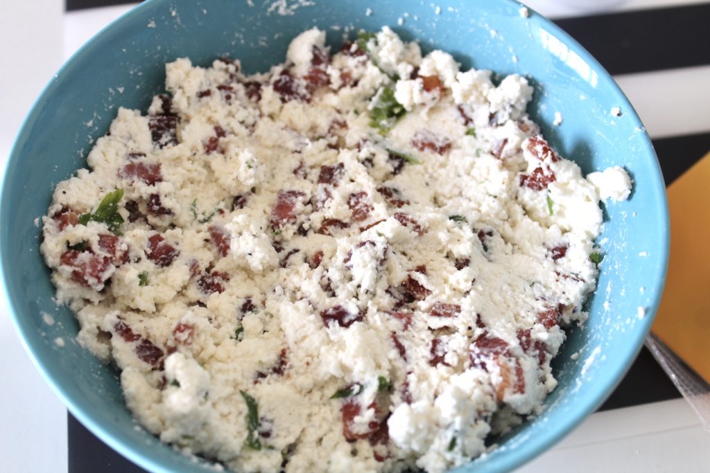 ricotta e bacon