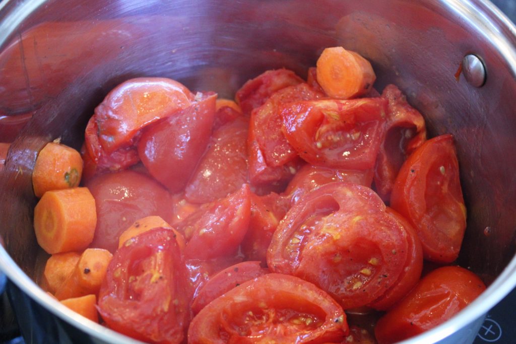 tomate e cenoura