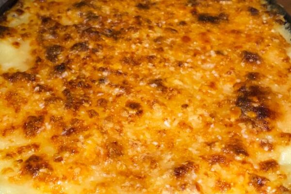 Brandade de bacalhau gratinada