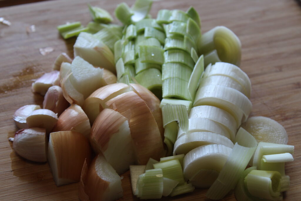 Legumes para o caldo