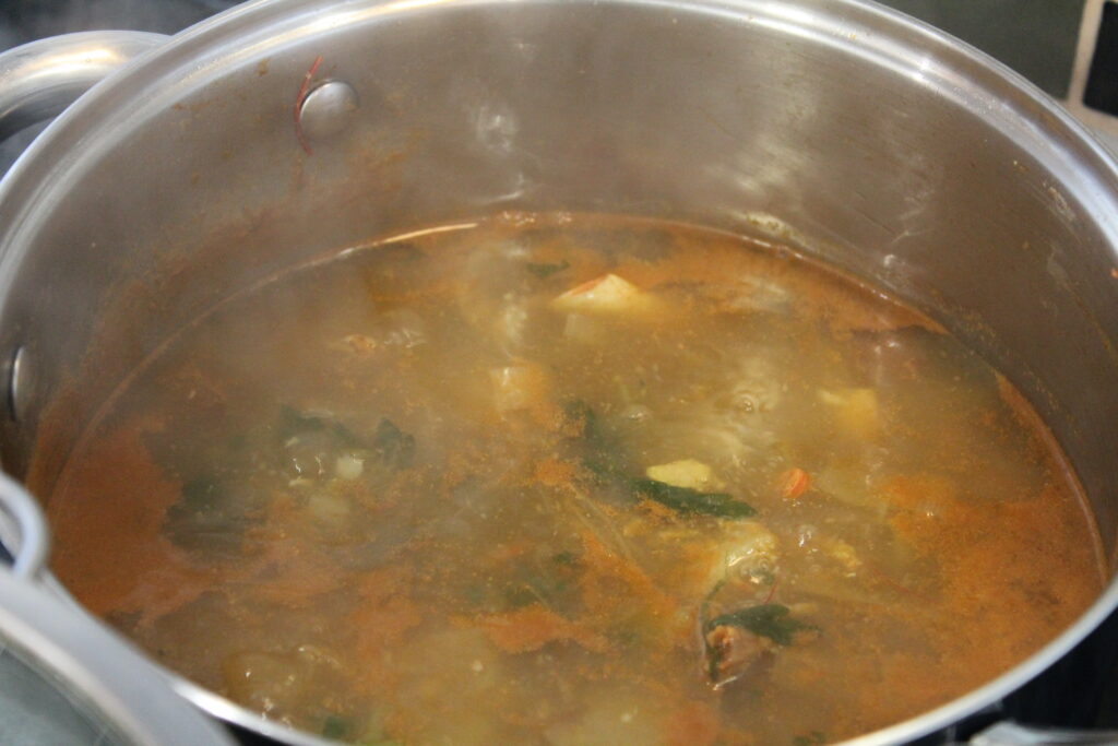 Caldo de camarão